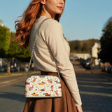 DachyCharm Doxie Whimsy Leather Crossbody Bag