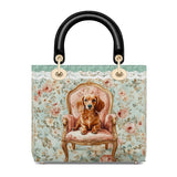 DachyCharm Velvet Throne Lady Leather Bag