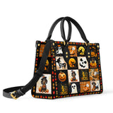 DachyCharm Witchy Doxie Night Leather Bag