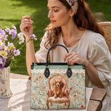 DachyCharm Velvet Throne Leather Bag