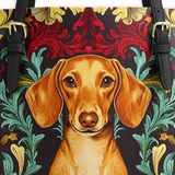 DachyCharm Doxie Spirit Leather Tote Bag