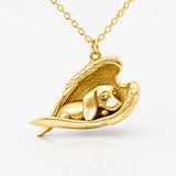 Dachycharm Dachshund Sleeping Angel – Pet Necklace