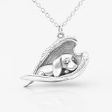 Dachycharm Dachshund Sleeping Angel – Pet Necklace