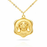 Dachycharm Dachshund Precious Paw - Upload Pet Portrait Photo Necklace