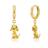 Dachycharm Signature - Companion Handcrafted Huggie Earrings