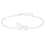 Dachycharm The Fine Line Dachshund Portrait - Personalized Handcrafted Bracelet