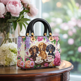 DachyCharm Weenie Coffee Lady Leather Bag