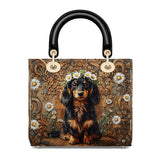 DachyCharm Daisy Crown Lady Leather Bag