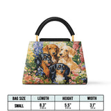DachyCharm  GARDEN BLISS Leather Satchel Bag