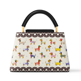 DachyCharm Doxie Parade Leather Satchel Bag