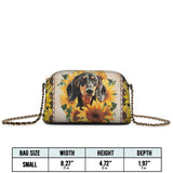 DachyCharm Sunbeam Pup Leather Crossbody Bag