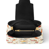 DachyCharm Doxie Whimsy Leather Satchel Bag