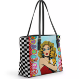 DachyCharm Wiener Chic Leather Tote Bag