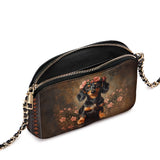 DachyCharm Rosewood Queen Leather Crossbody Bag