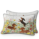 DachyCharm Spring Pup Joy Quilt 3-Piece Set