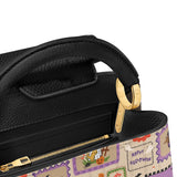 DachyCharm Spooky Pup Parade Leather Satchel Bag
