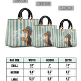 DachyCharm Say Bonjour Lady Leather Bag