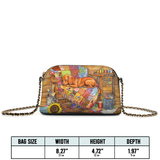 DachyCharm Patchwork Nap Leather Crossbody Bag