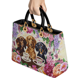 DachyCharm Weenie Coffee Lady Leather Bag