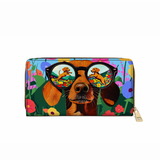 DachyCharm Doxie Dreamscape Leather Wallet