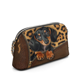 DachyCharm Sassy Doxie Leather Crossbody Bag
