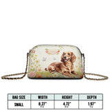 DachyCharm Sunny Meadow Personalized Leather Crossbody Bag