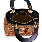 DachyCharm CARVED GRACE Lady Leather Bag