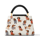 DachyCharm CUTENESS OVERLOAD Leather Satchel Bag