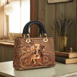 DachyCharm CARVED GRACE Lady Leather Bag