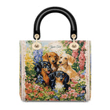 DachyCharm GARDEN BLISS PERSONALIZED Lady Leather Bag
