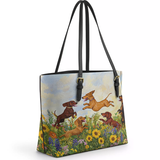 DachyCharm Wiener Bloomfield Leather Tote Bag