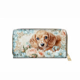 DachyCharm Peach Bloom Leather Wallet