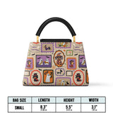 DachyCharm Spooky Pup Parade Leather Satchel Bag