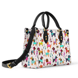 DachyCharm Dachshund Disco Leather Bag