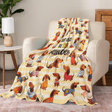 Dachycharm Big Attitude Fleece Blanket