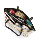 DachyCharm Doxie Whimsy Leather Tote Bag