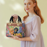DachyCharm Bloom Buddies Lady Leather Bag