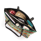 DachyCharm Wildflower Weenie Leather Tote Bag
