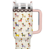 DachyCharm Doxie Parade Tumbler