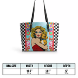 DachyCharm Wiener Chic Leather Tote Bag