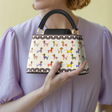 DachyCharm Doxie Parade Leather Satchel Bag