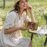 DachyCharm Sunflower Cowboy Leather Wallet