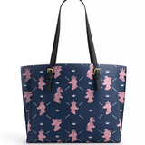 DachyCharm Royal Pawty Leather Tote Bag