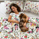 DachyCharm Garden Paws Quilt 3-Piece Set