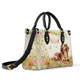 DachyCharm Sunny Meadow Personalized Leather Bag