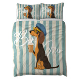 DachyCharm Say Bonjour Quilt 3-Piece Set