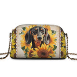 DachyCharm Sunbeam Pup Leather Crossbody Bag