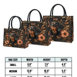 DachyCharm Midnight Petal Personalized Leather Bag