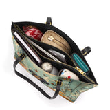 DachyCharm Garden Muse Leather Tote Bag