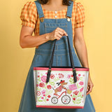 DachyCharm Je T’aime Bloom Leather Tote Bag